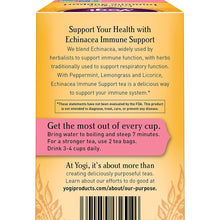 Cargar imagen en el visor de la galería, Yogi Tea - Echinacea Immune Support
