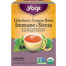 Cargar imagen en el visor de la galería, Yogi Tea - Elderberry Lemon Balm Immune + Stress