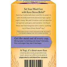 Cargar imagen en el visor de la galería, Yogi Tea - Kava Stress Relief Tea