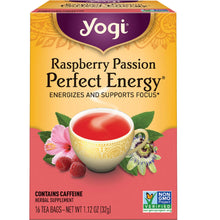 Cargar imagen en el visor de la galería, Yogi Tea - Raspberry Passion Perfect Energy Tea