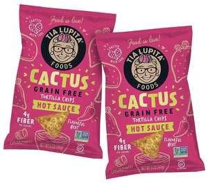 Cactus Tortilla Chips - Hot Sauce