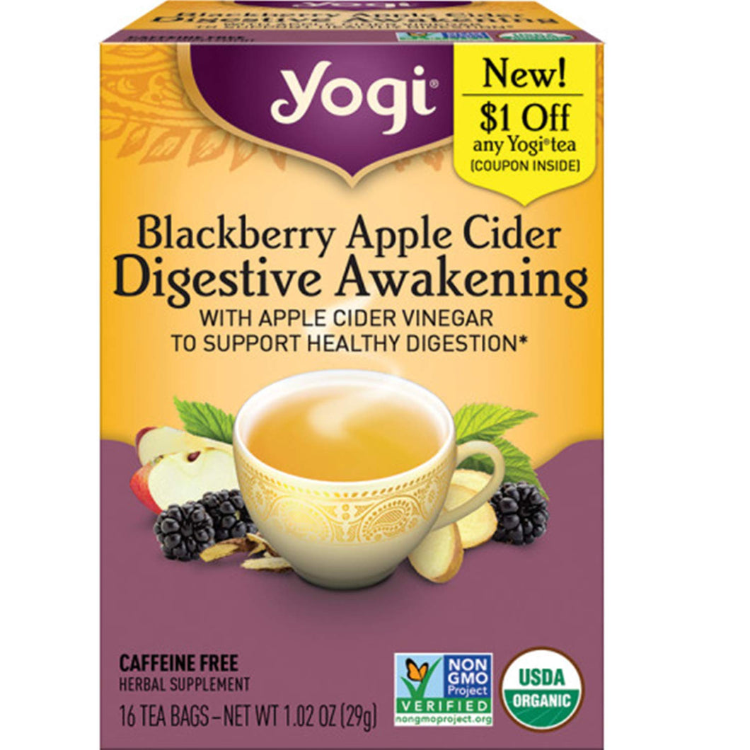 Yogi Tea - Blackberry Apple Cider Digestive Awakening