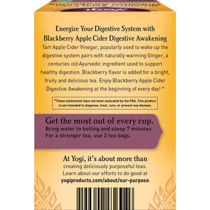 Yogi Tea - Blackberry Apple Cider Digestive Awakening