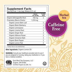 Yogi Tea - Elderberry Lemon Balm Immune + Stress